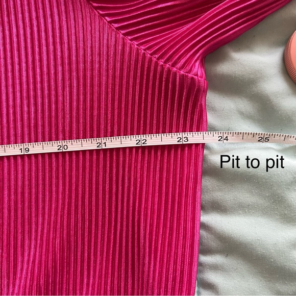 Lyaner Fuchsia Button Down Mini Shirt Dress with Belt - Picture 8 of 12